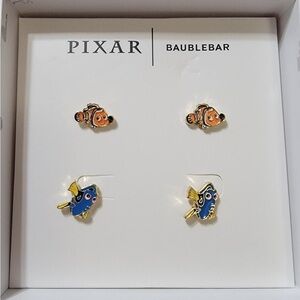 BaubleBar x Disney® Pixar Set of 2 Nemo & Dory Stud Earrings